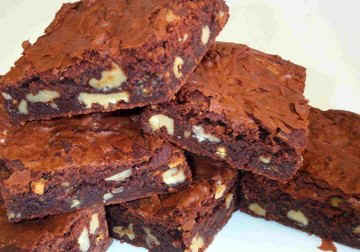 walnut fudge brownie