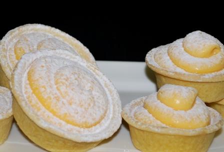individual lemon tarts