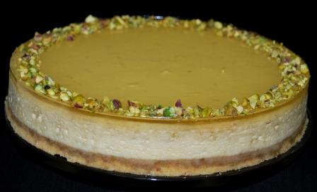 lime & pistachio cheesecake
