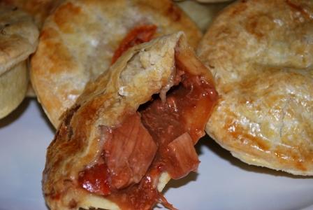 meatlovers pie - cut